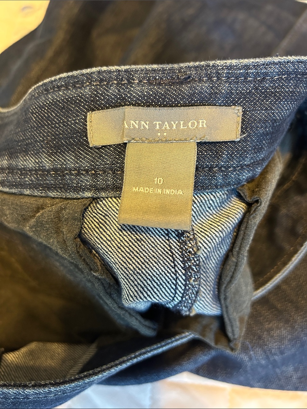 Ann Taylor Denim Skirt size 10 - Picture 4 of 8
